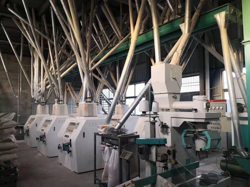 山西洪桐80噸面粉廠